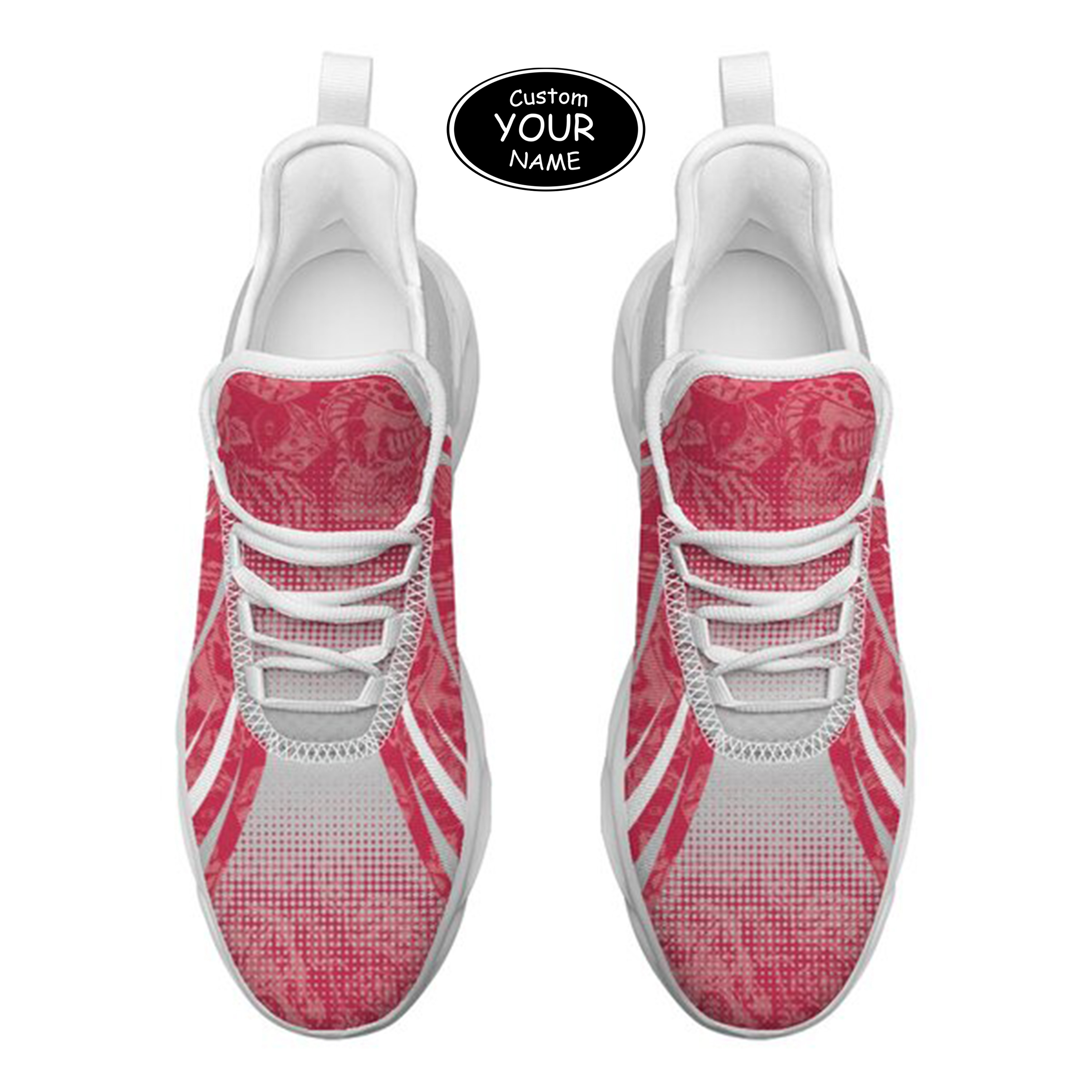 Max Sowl-25-yy-Tuscaloosa-2-6, Personalized Alabama Crimson Tide Custom Max Sowl Shoes, Personalized Skull Sport Footwear, Custom Color-Blocked Running Shoes