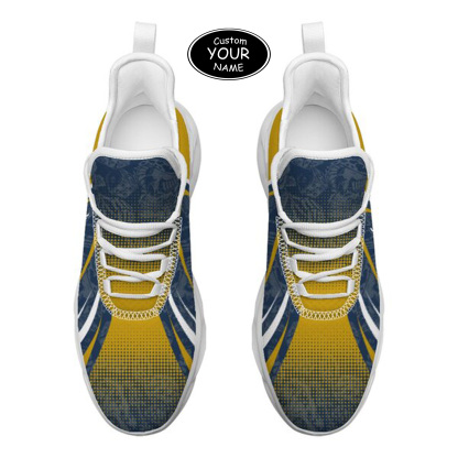 Max Sowl-25-yy-South Bend-5-6, Personalized Notre Dame Fighting Irish Custom Max Sowl Shoes, Personalized Skull Sport Footwear, Custom Color-Blocked Running Shoes