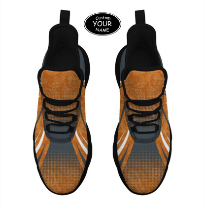 Max Sowl-25-yy-Austin-9-6, Personalized Texas Longhorns Custom Max Sowl Shoes, Personalized Skull Sport Footwear, Custom Color-Blocked Running Shoes