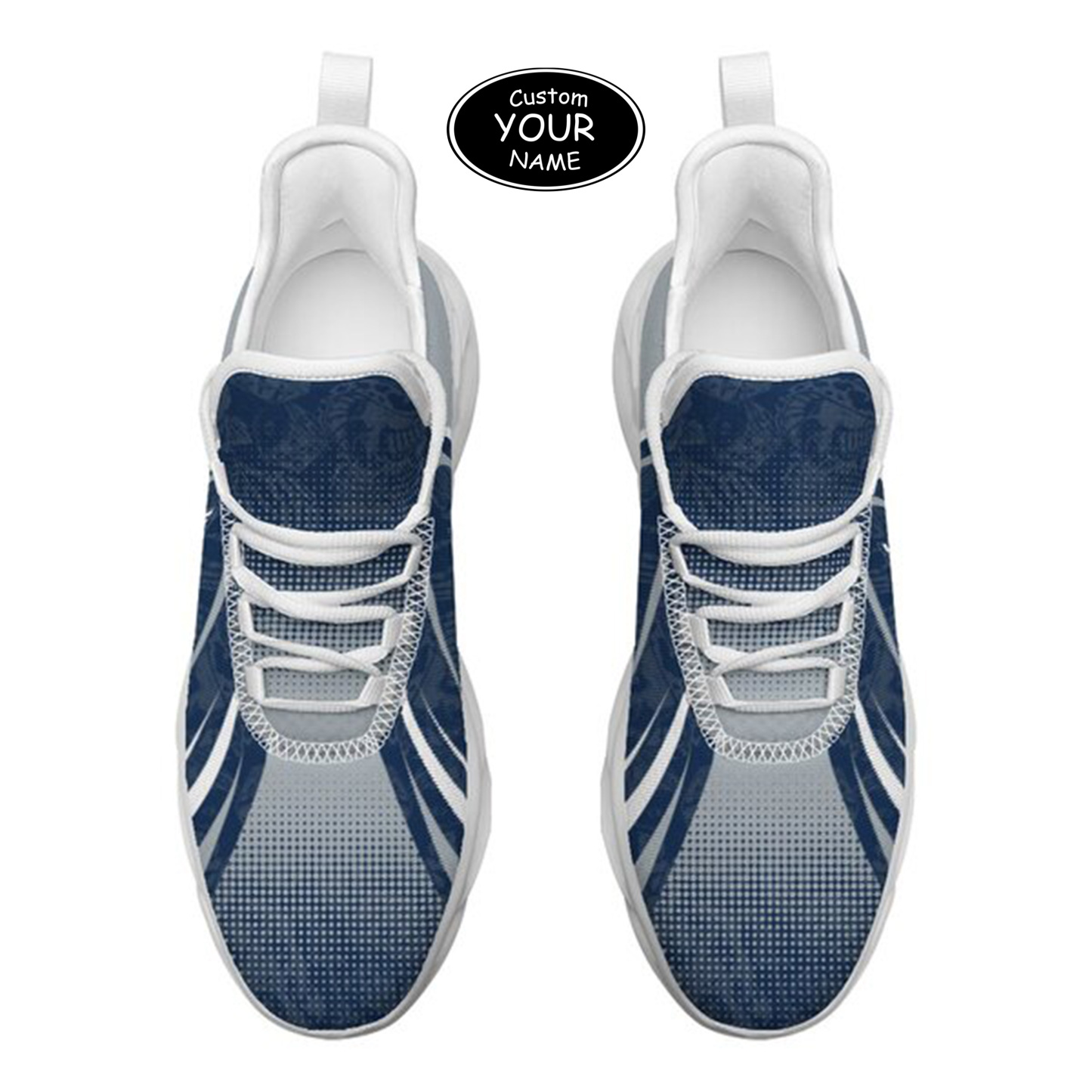 Max Sowl-25-yy-State College-17-6, Personalized Penn State Nittany Lions Custom Max Sowl Shoes, Personalized Skull Sport Footwear, Custom Color-Blocked Running Shoes