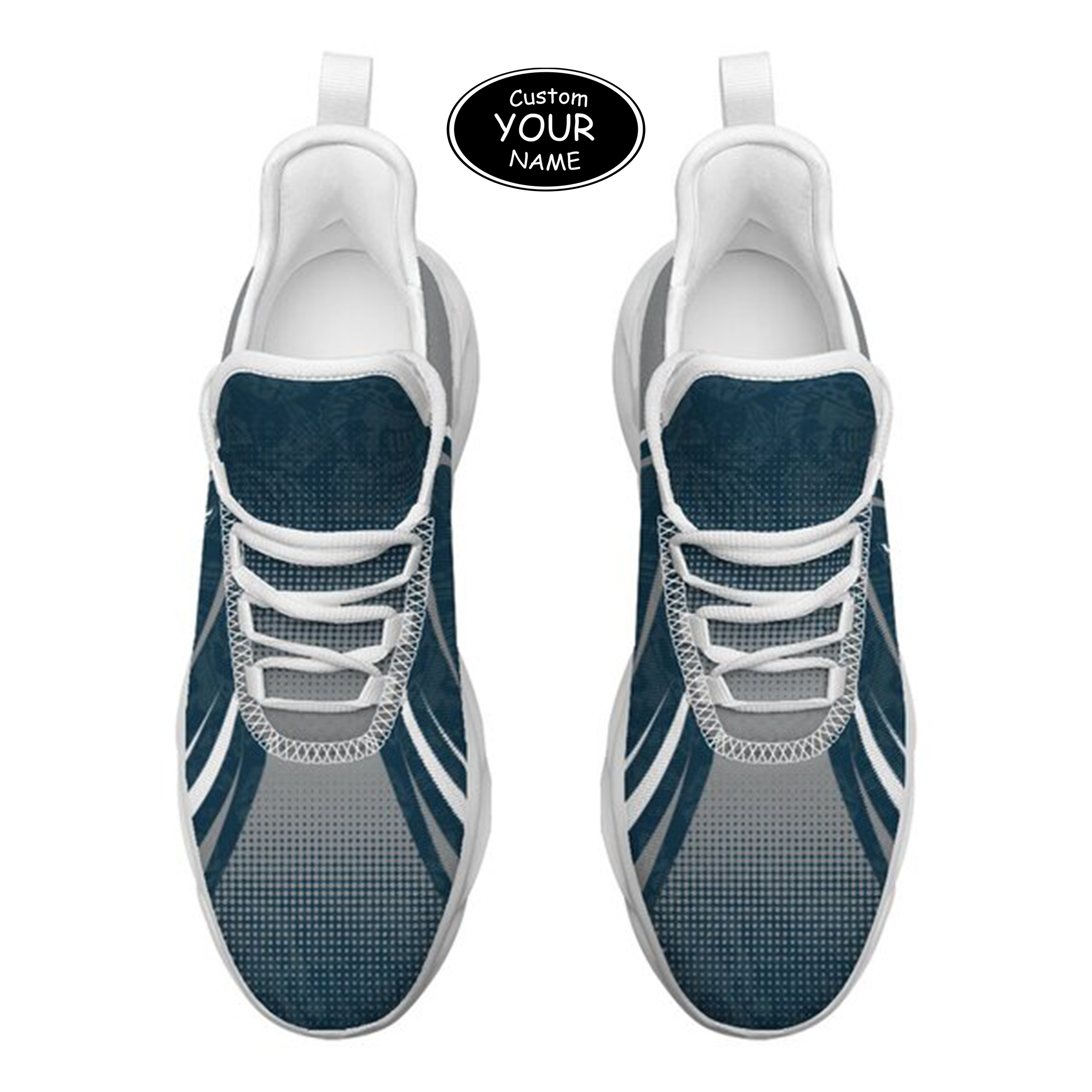 Max Sowl-25-yy-Logan-22-6, Personalized Utah State Aggies Custom Max Sowl Shoes, Personalized Skull Sport Footwear, Custom Color-Blocked Running Shoes