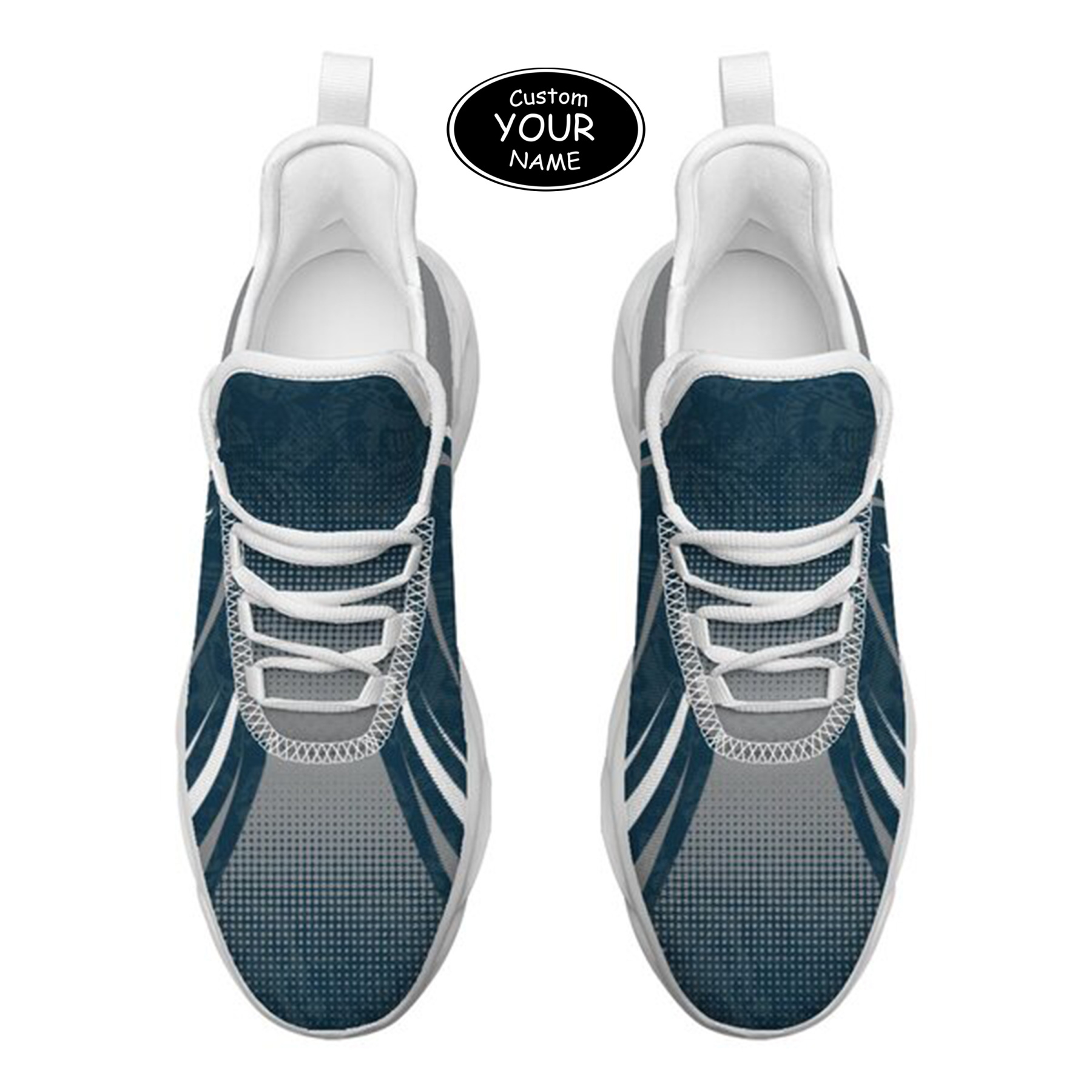 Max Sowl-25-yy-Logan-22-6, Personalized Utah State Aggies Custom Max Sowl Shoes, Personalized Skull Sport Footwear, Custom Color-Blocked Running Shoes