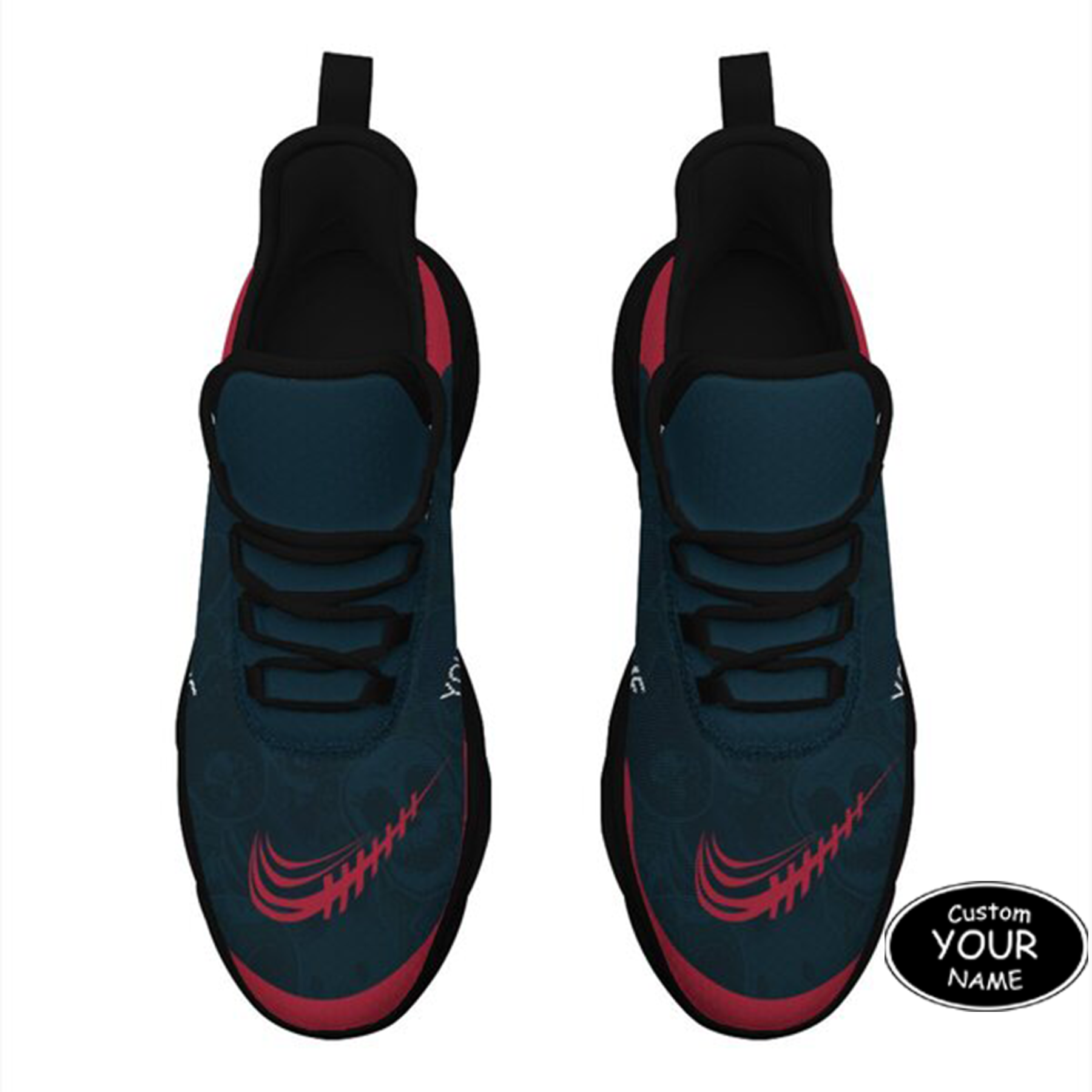 Personalized  Houston Sneakers, Custom Breathable Walking Shoes, Patriotic Running Shoes,Max Sowl-25-yy-Houston-12-1