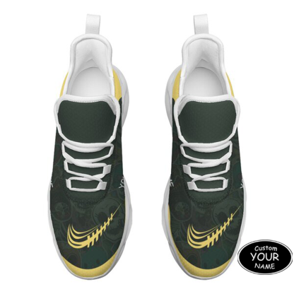 Personalized  Green Bay Sneakers, Custom Breathable Walking Shoes, Patriotic Running Shoes,Max Sowl-25-yy-Green Bay-13-1