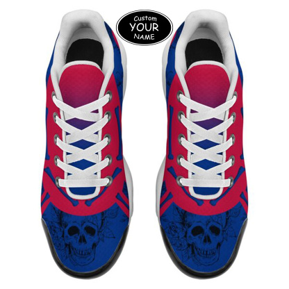 TN-25-cy-Buffalo-4-1，Personalized  Buffalo Sneakers, Custom Breathable Walking Shoes, Patriotic Running Shoes