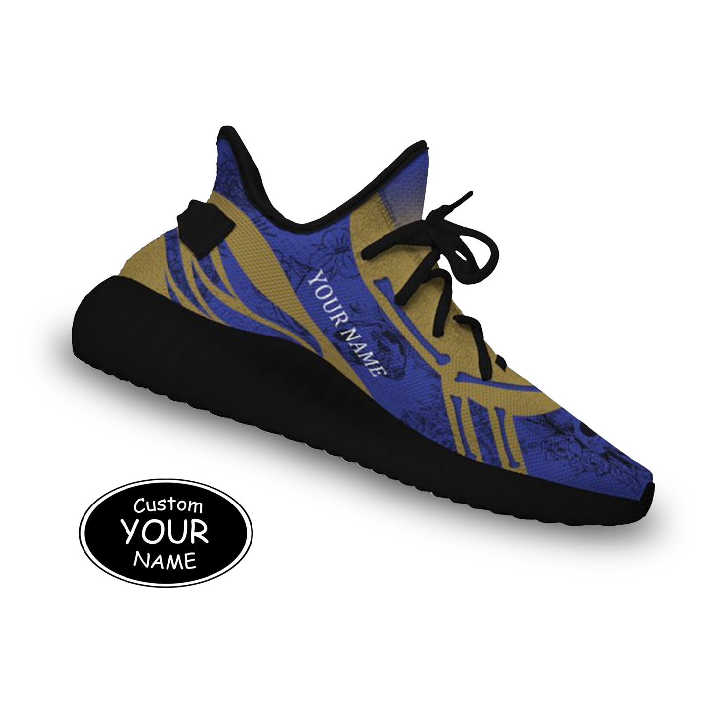 SH051-cy-Baltimore-2-1，Personalized Baltimore Sneakers, Custom Breathable Walking Shoes, Patriotic Running Shoes