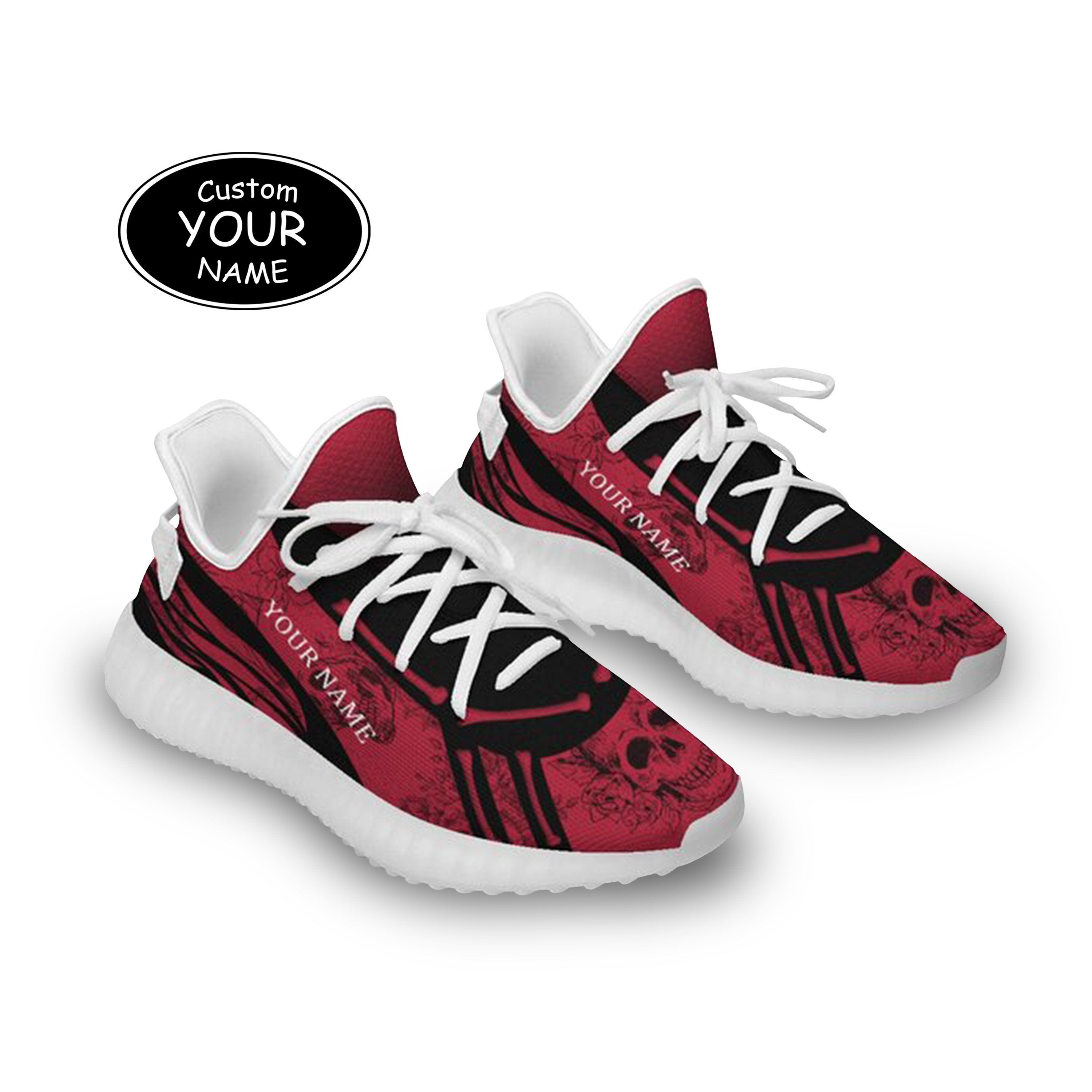 SH051-25-cy-Atlanta-3-1，Personalized  Atlanta Sneakers, Custom Breathable Walking Shoes, Patriotic Running Shoes