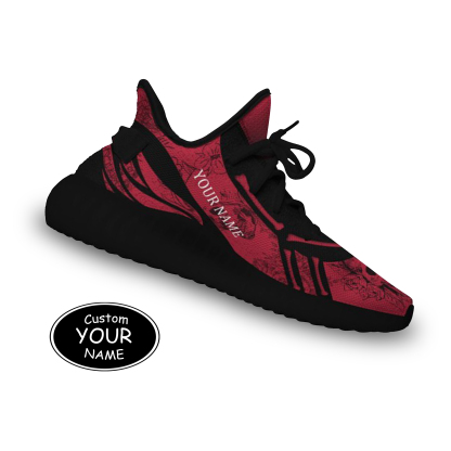 SH051-25-cy-Atlanta-3-1，Personalized  Atlanta Sneakers, Custom Breathable Walking Shoes, Patriotic Running Shoes