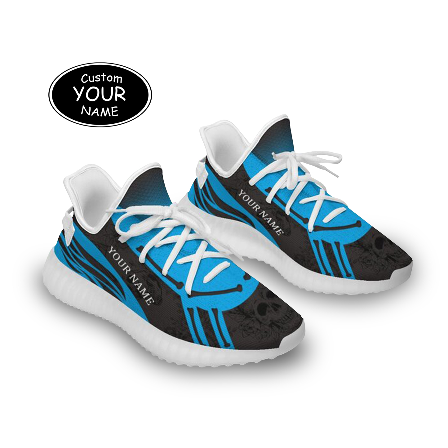 SH051-25-cy-Carolina-5-1，Personalized  Carolina Sneakers, Custom Breathable Walking Shoes, Patriotic Running Shoes
