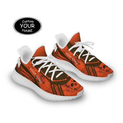 SH051-25-cy-Cleveland-8-1，Personalized  Cleveland Sneakers, Custom Breathable Walking Shoes, Patriotic Running Shoes