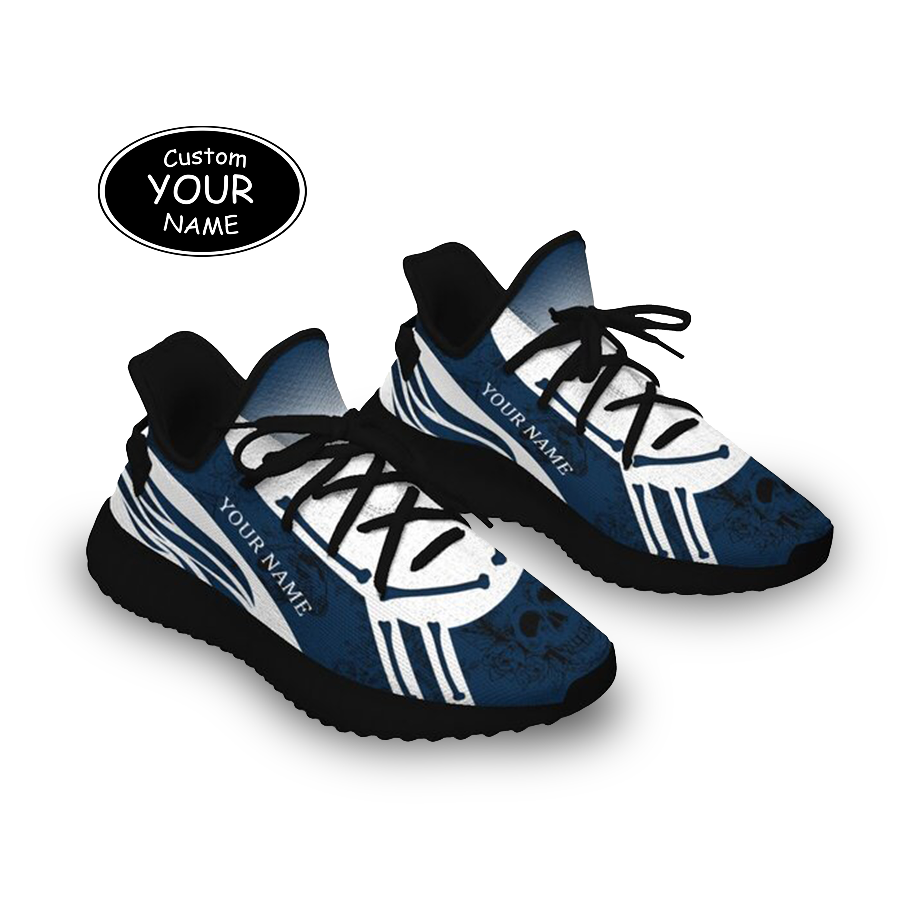 SH051-25-cy-Dallas-9-1，Personalized  Dallas Sneakers, Custom Breathable Walking Shoes, Patriotic Running Shoes