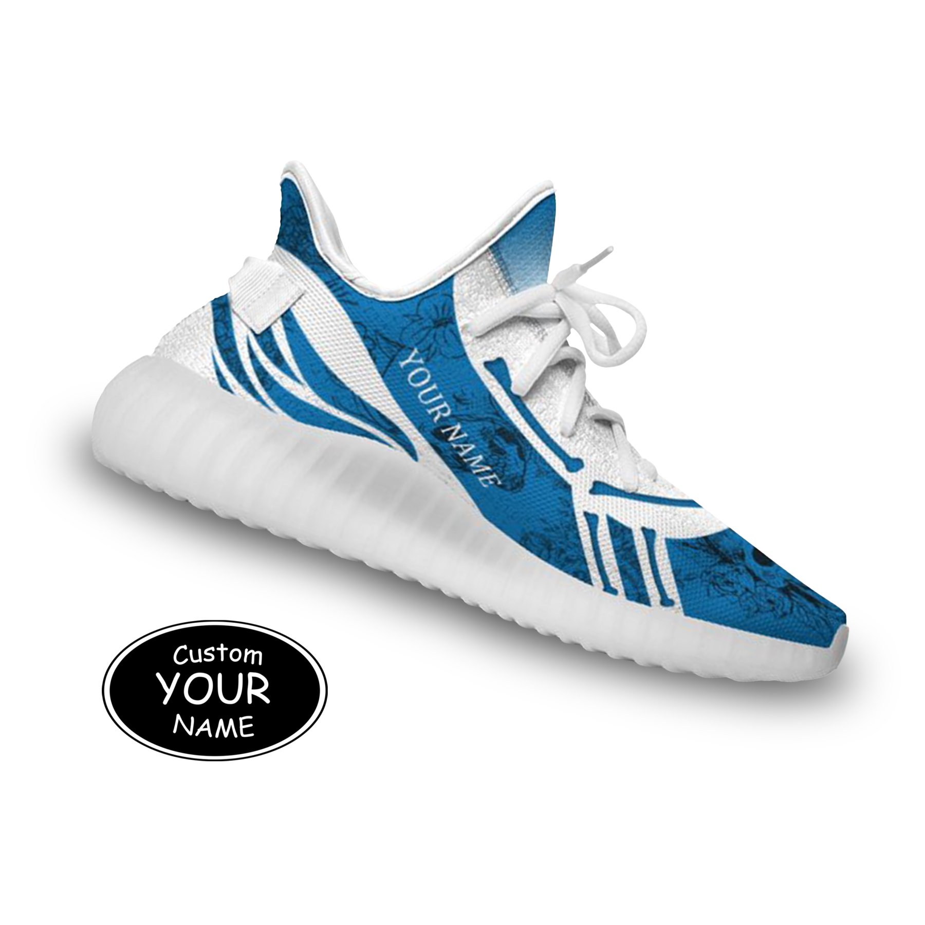 SH051-25-cy-Detroit-11-1，Personalized  Detroit Sneakers, Custom Breathable Walking Shoes, Patriotic Running Shoes