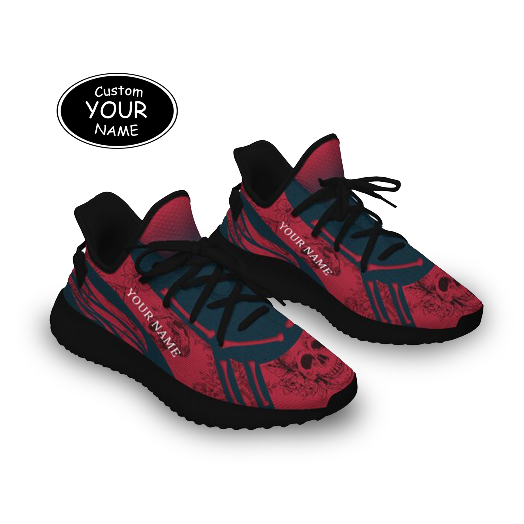 SH051-25-cy-Houston-12-1，Personalized  Houston Sneakers, Custom Breathable Walking Shoes, Patriotic Running Shoes