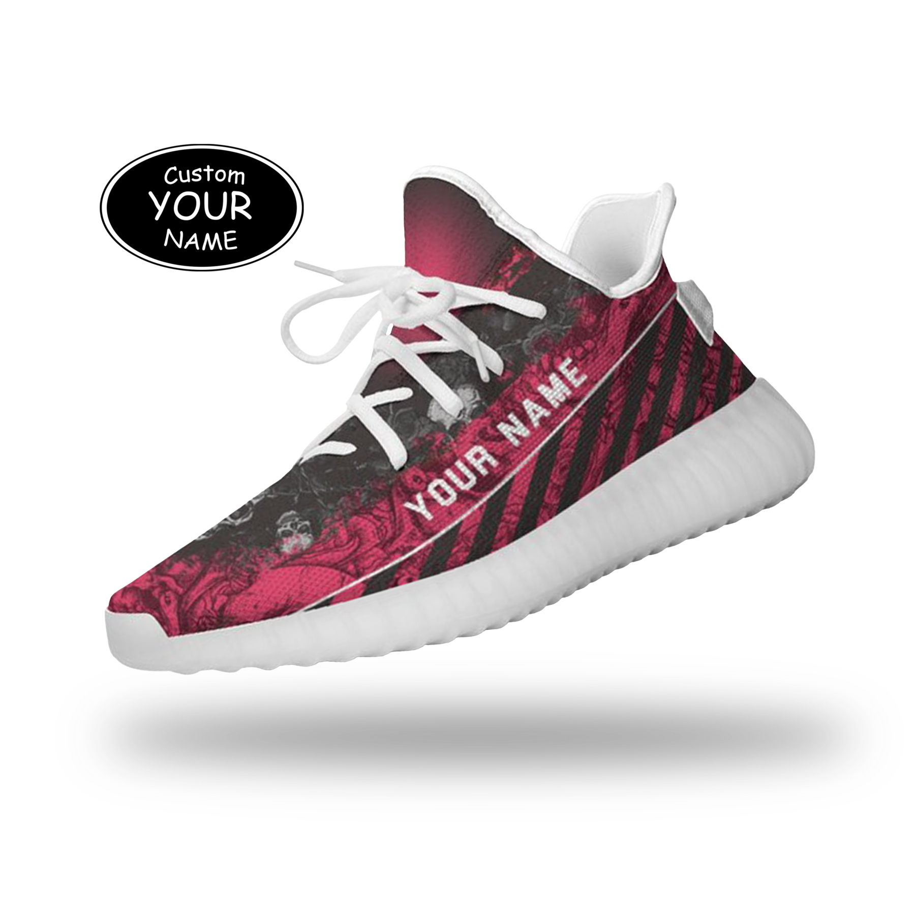 SH051-25-cy-Atlanta-3-2，Personalized  Atlanta Sneakers, Custom Breathable Walking Shoes, Patriotic Running Shoes