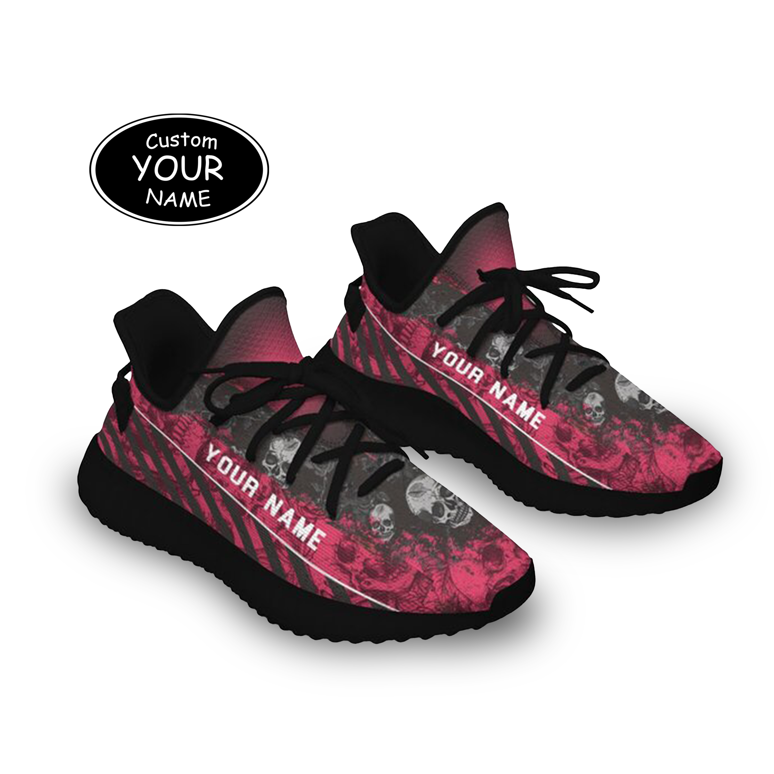 SH051-25-cy-Atlanta-3-2，Personalized  Atlanta Sneakers, Custom Breathable Walking Shoes, Patriotic Running Shoes