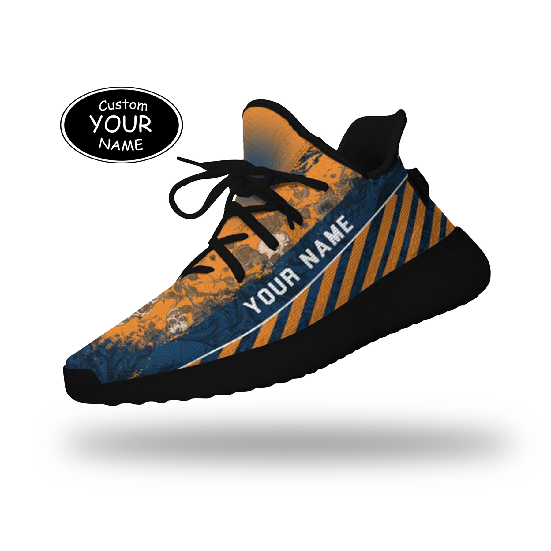 SH051-25-cy-Denver-10-2，Personalized  Denver Sneakers, Custom Breathable Walking Shoes, Patriotic Running Shoes