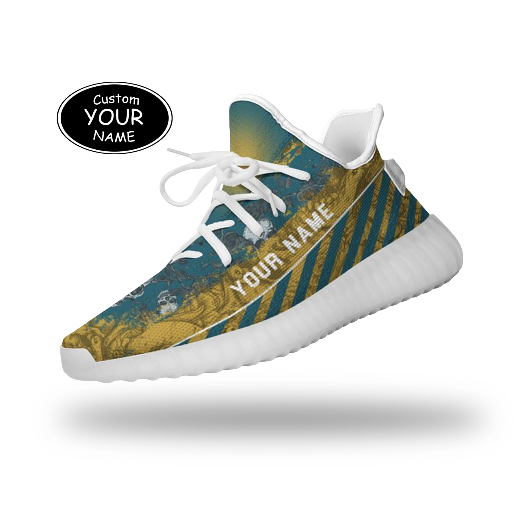 SH051-25-cy-Jacksonville-16-2,Personalized  Jacksonville Sneakers, Custom Breathable Walking Shoes, Patriotic Running Shoes