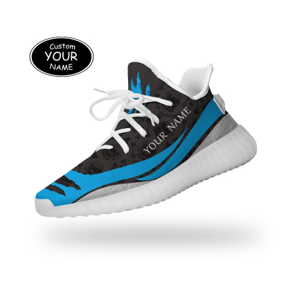 SH051-25-cy-Carolina-5-3，Personalized  Carolina Sneakers, Custom Breathable Walking Shoes, Patriotic Running Shoes