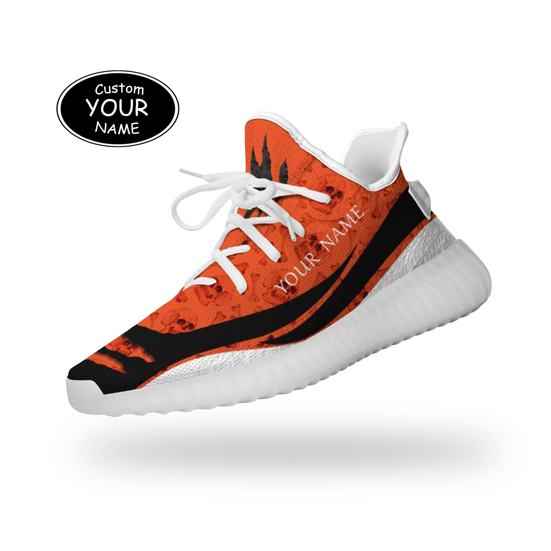 SH051-25-cy-Cincinnati-6-3，Personalized  Cincinnati Sneakers, Custom Breathable Walking Shoes, Patriotic Running Shoes