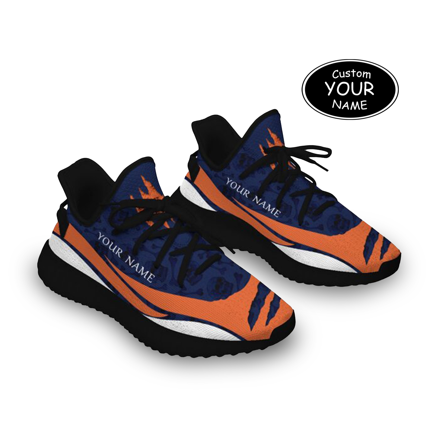 SH051-25-cy-Chicago-7-3，Personalized  Chicago Sneakers, Custom Breathable Walking Shoes, Patriotic Running Shoes
