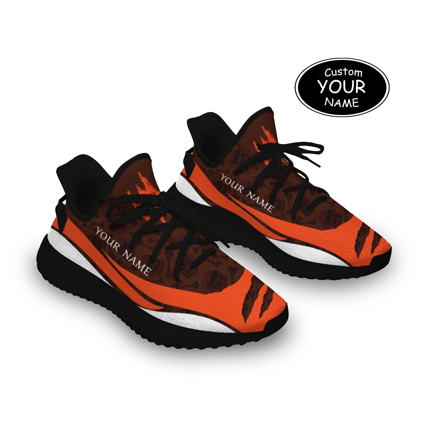 SH051-25-cy-Cleveland-8-3，Personalized  Cleveland Sneakers, Custom Breathable Walking Shoes, Patriotic Running Shoes