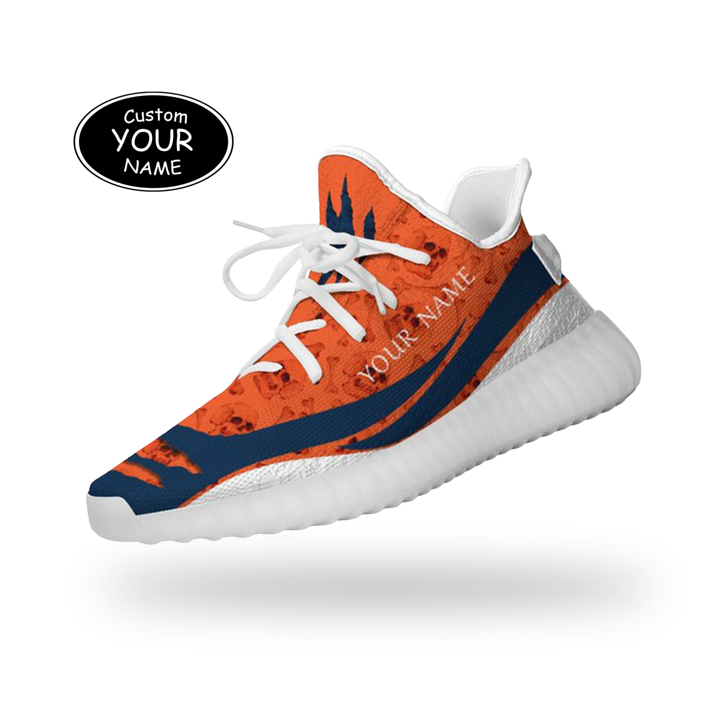 SH051-25-cy-Denver-10-3，Personalized  Denver Sneakers, Custom Breathable Walking Shoes, Patriotic Running Shoes