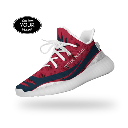 SH051-25-cy-Houston-12-3，Personalized  Houston Sneakers, Custom Breathable Walking Shoes, Patriotic Running Shoes