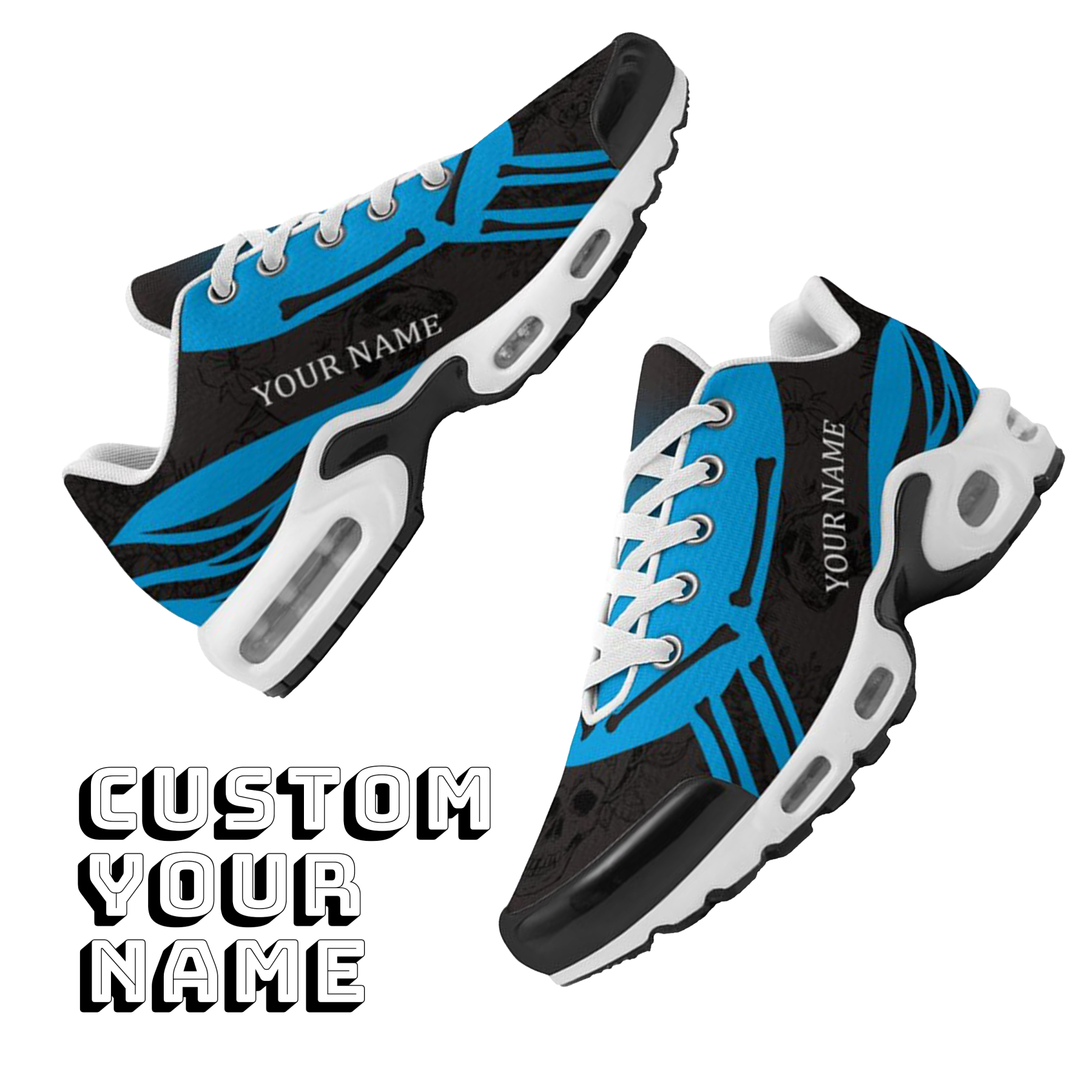 TN-25-cy-Carolina-5-1，Personalized  Carolina Sneakers, Custom Breathable Walking Shoes, Patriotic Running Shoes