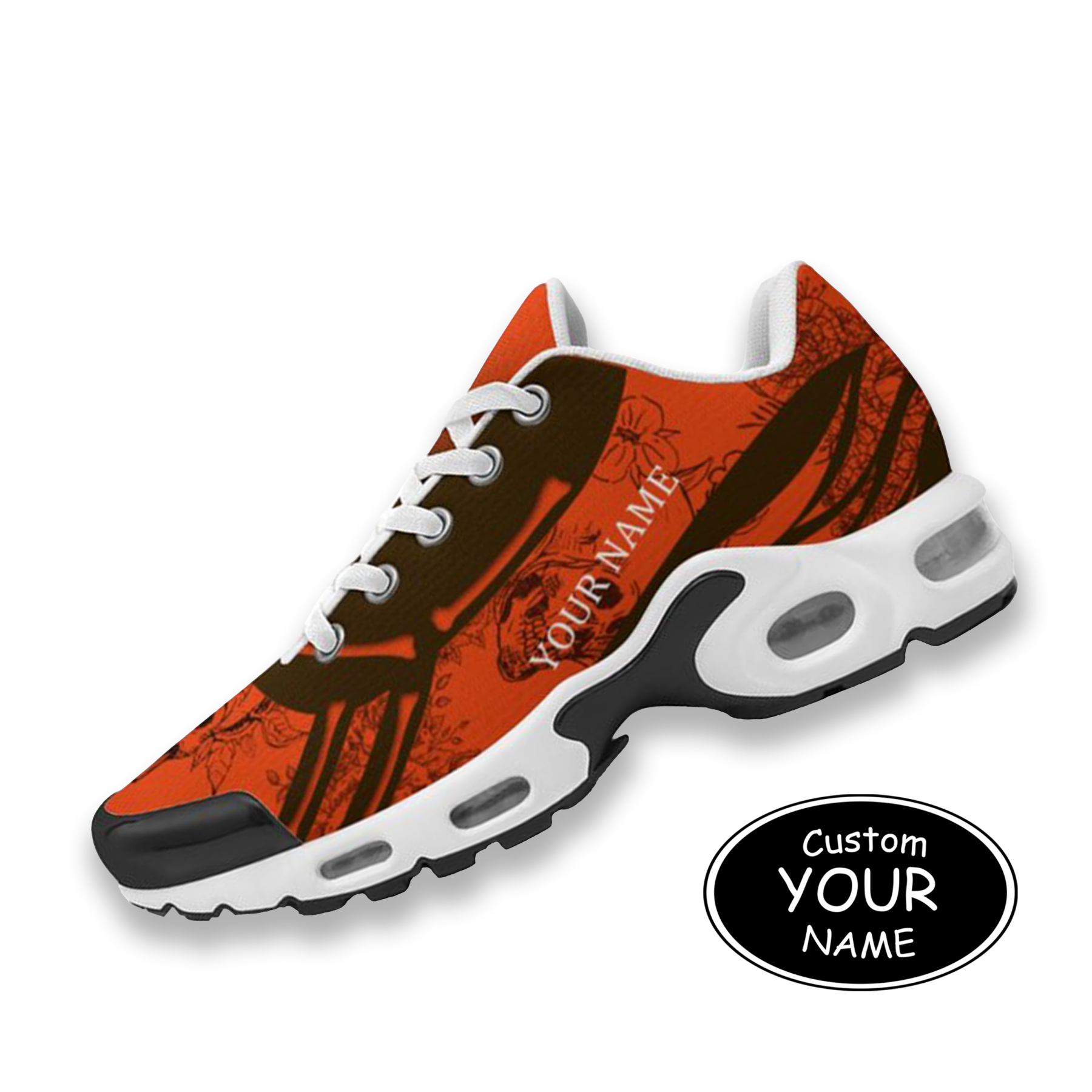 TN-25-cy-Cleveland-8-1，Personalized  Cleveland Sneakers, Custom Breathable Walking Shoes, Patriotic Running Shoes