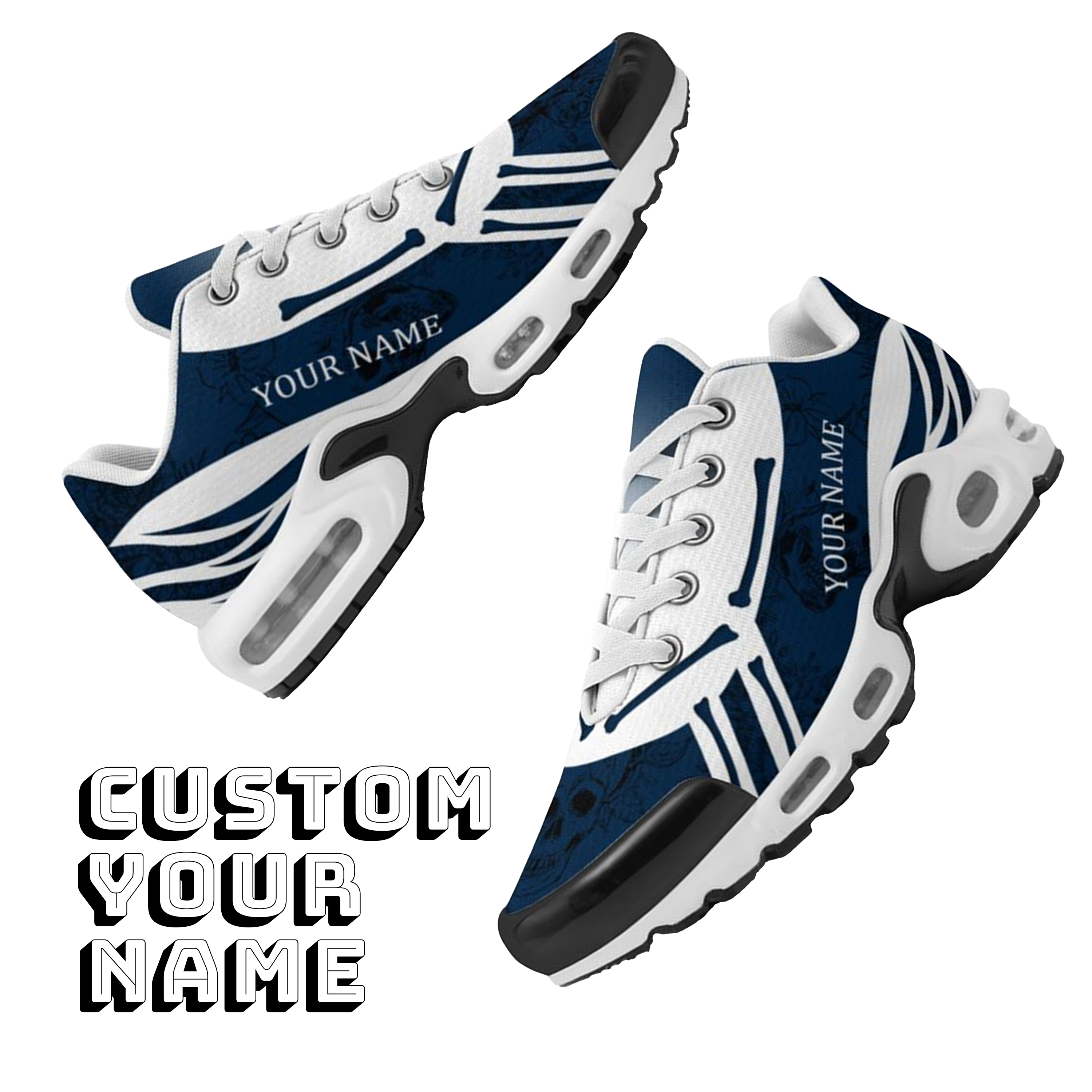 TN-25-cy-Dallas-9-1，Personalized  Dallas Sneakers, Custom Breathable Walking Shoes, Patriotic Running Shoes