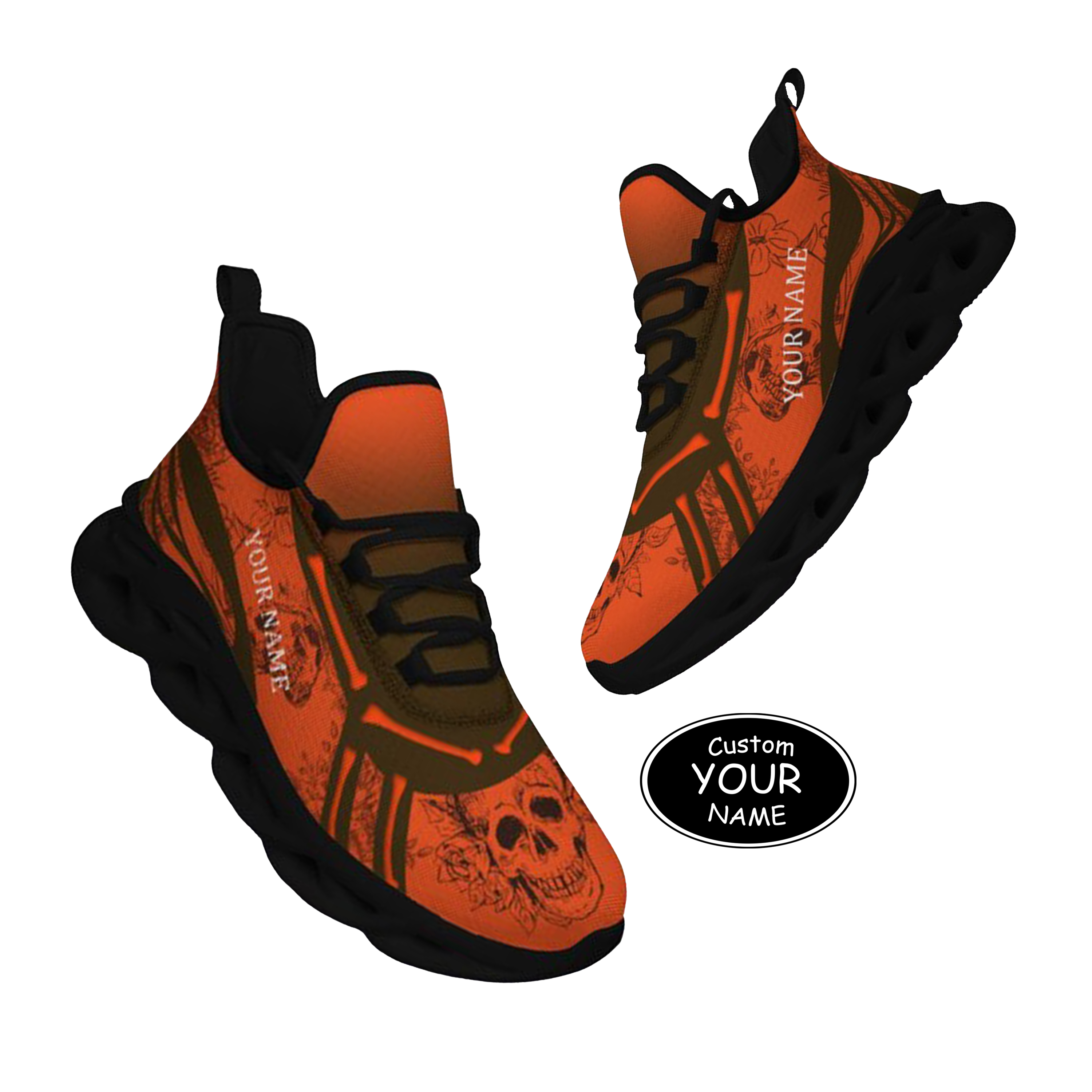 Personalized  Cleveland Sneakers, Custom Breathable Walking Shoes, Patriotic Running Shoes,Max Sowl-25-cy-Cleveland-8-1