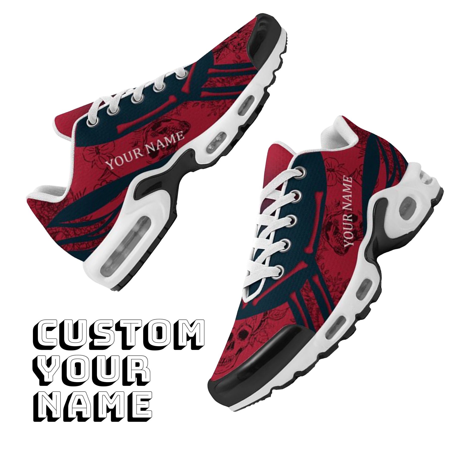 TN-25-cy-Houston-12-1，Personalized  Houston Sneakers, Custom Breathable Walking Shoes, Patriotic Running Shoes
