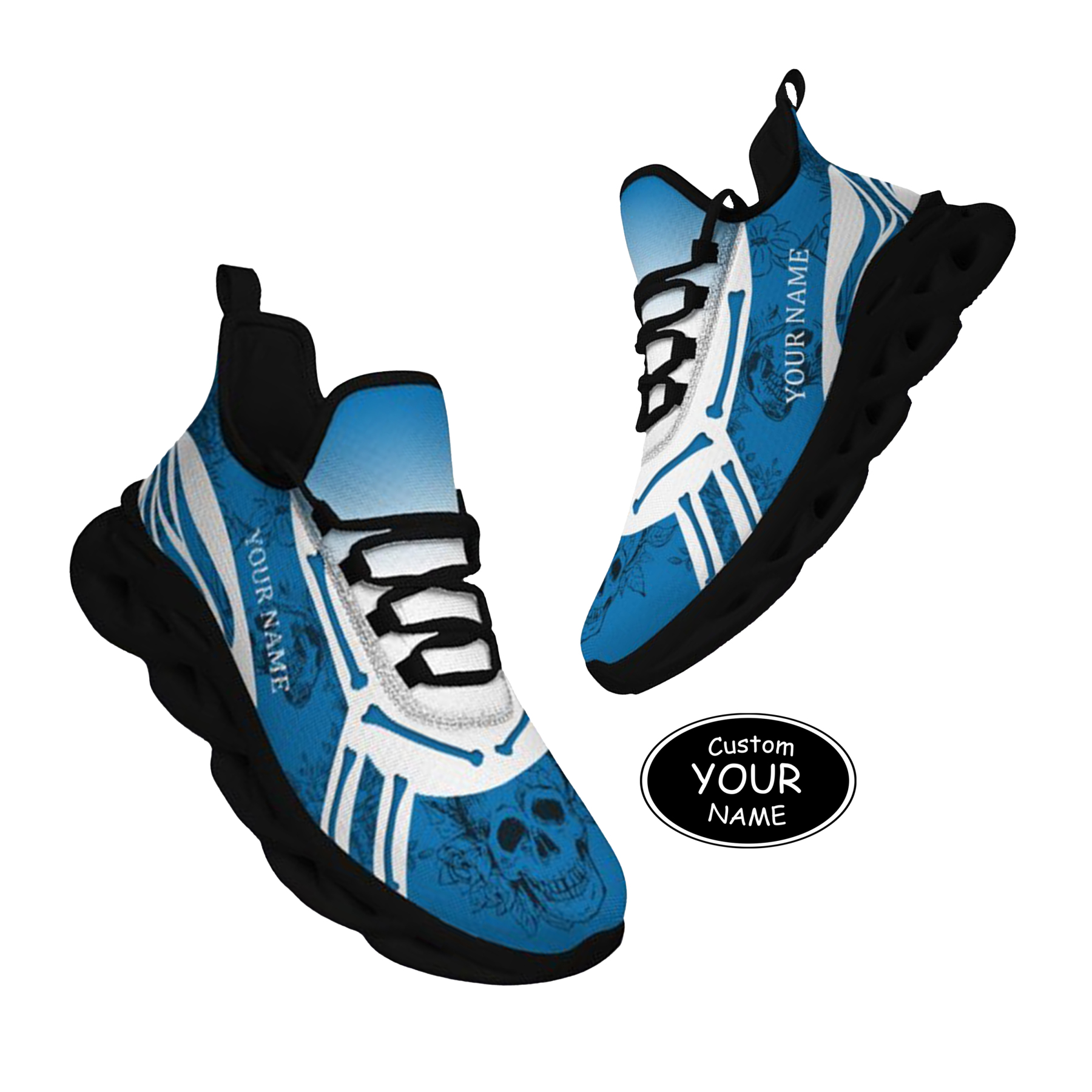 Personalized  Detroit Sneakers, Custom Breathable Walking Shoes, Patriotic Running Shoes,Max Sowl-25-cy-Detroit-11-1