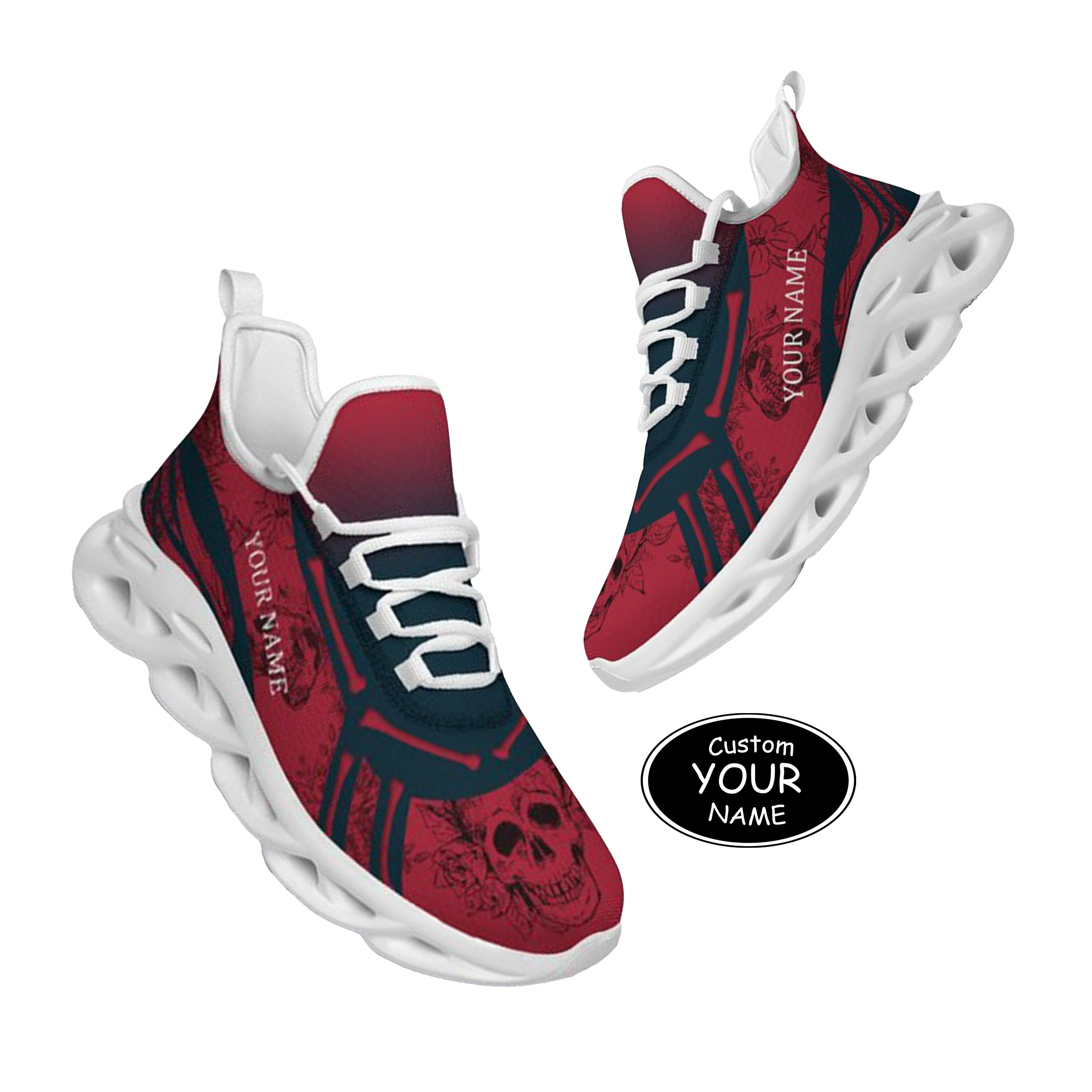 Personalized  Houston Sneakers, Custom Breathable Walking Shoes, Patriotic Running Shoes,Max Sowl-25-cy-Houston-12-1