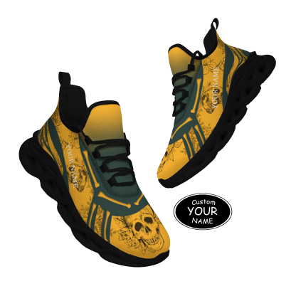 Personalized  Green Bay Sneakers, Custom Breathable Walking Shoes, Patriotic Running Shoes,Max Sowl-25-cy-Green Bay-13-1