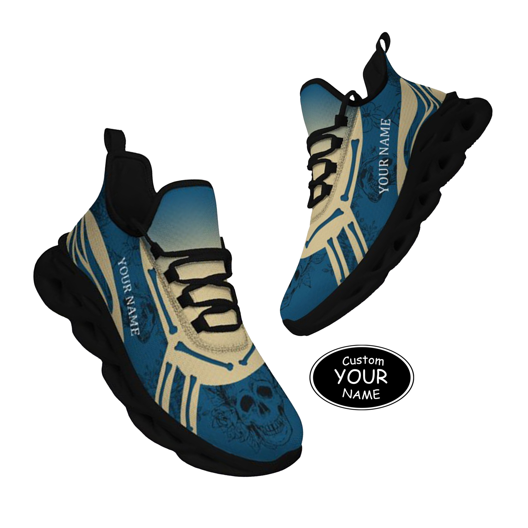 Personalized  Los Angeles Sneakers, Custom Breathable Walking Shoes, Patriotic Running Shoes,Max Sowl-25-cy-Los Angeles-15-1