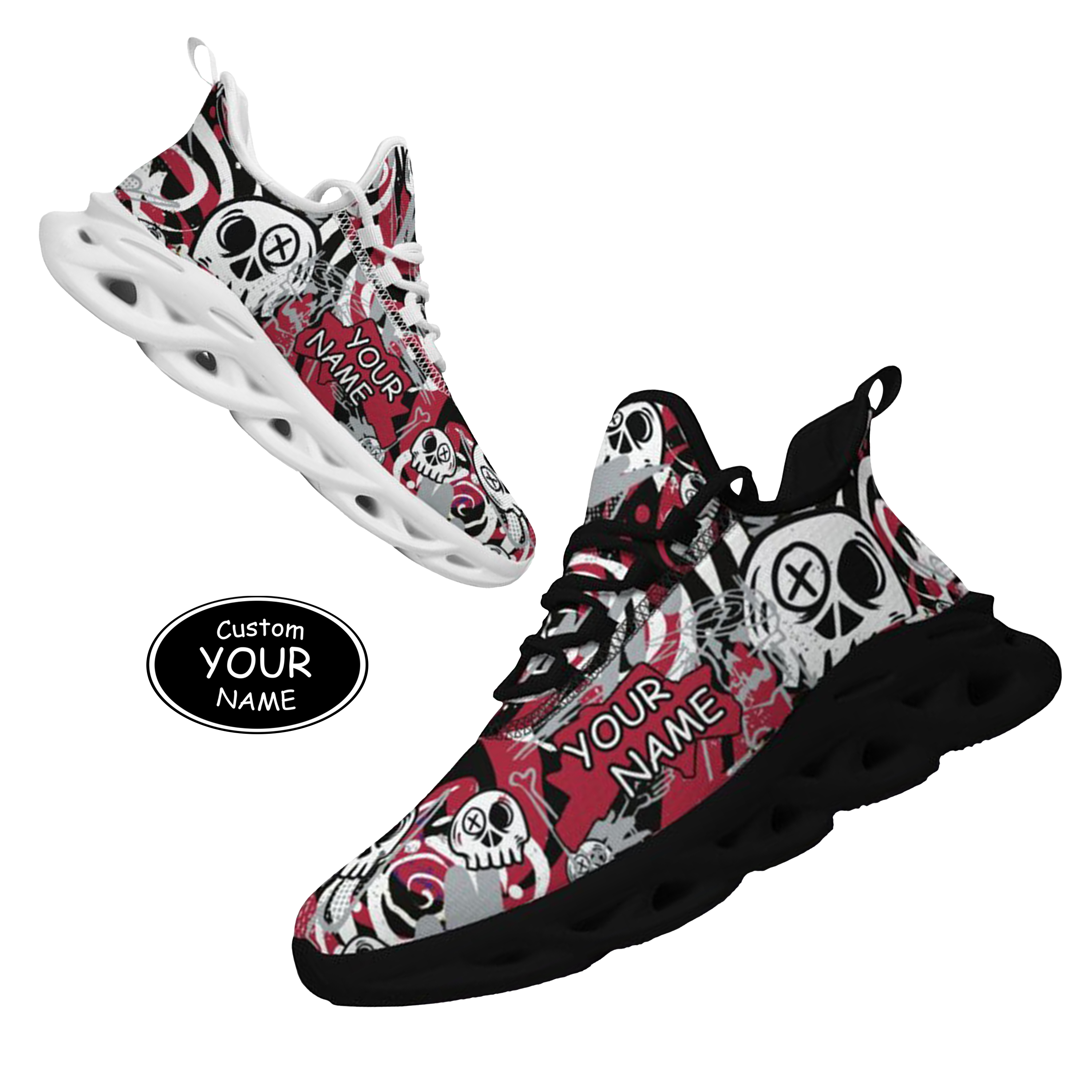 Max Sowl-25-cy-Atlanta-3-7,Personalized Atlanta Sneakers, Custom Breathable Walking Shoes, Patriotic Running Shoes