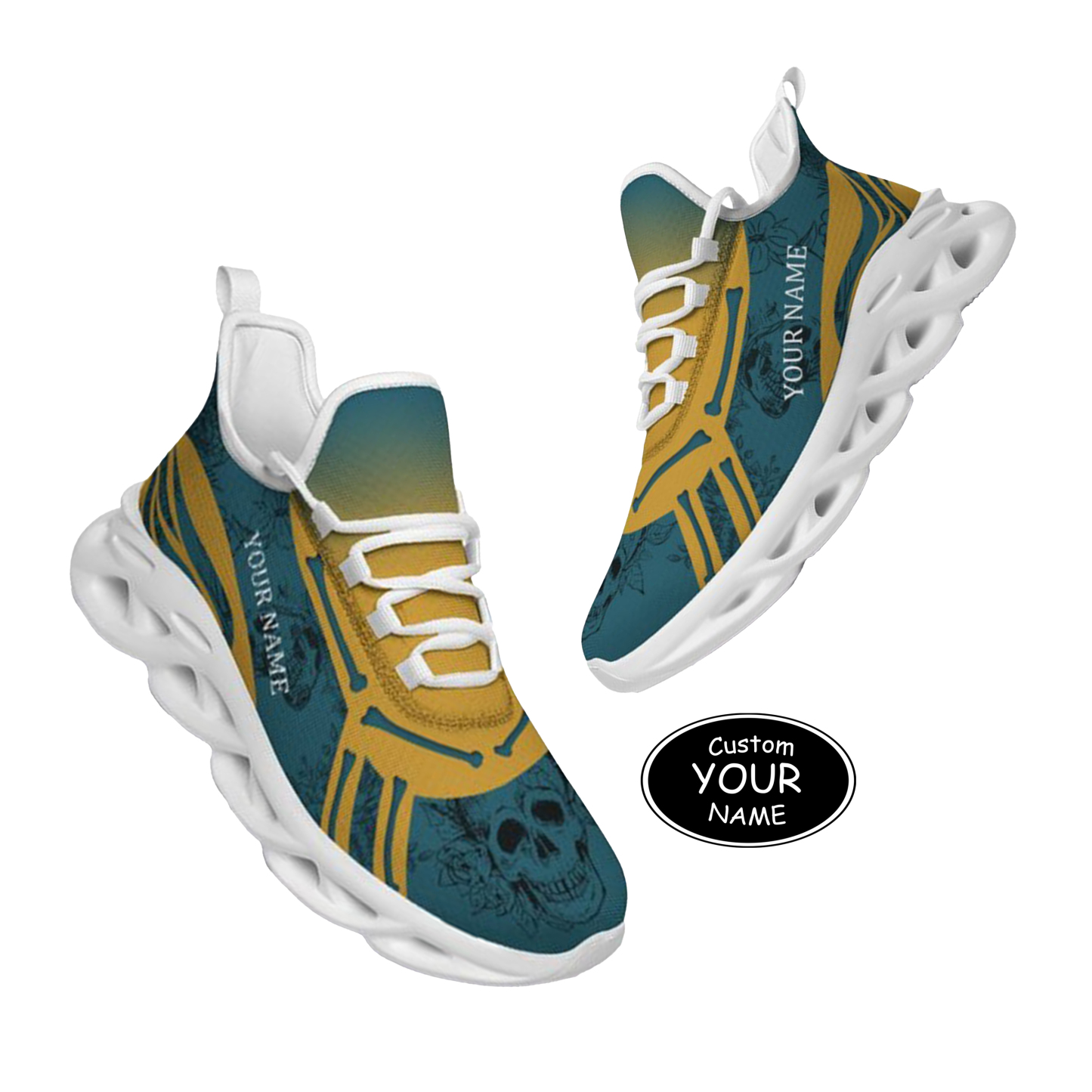 Personalized  Jacksonville Sneakers, Custom Breathable Walking Shoes, Patriotic Running Shoes,Max Sowl-25-cy-Jacksonville-16-1