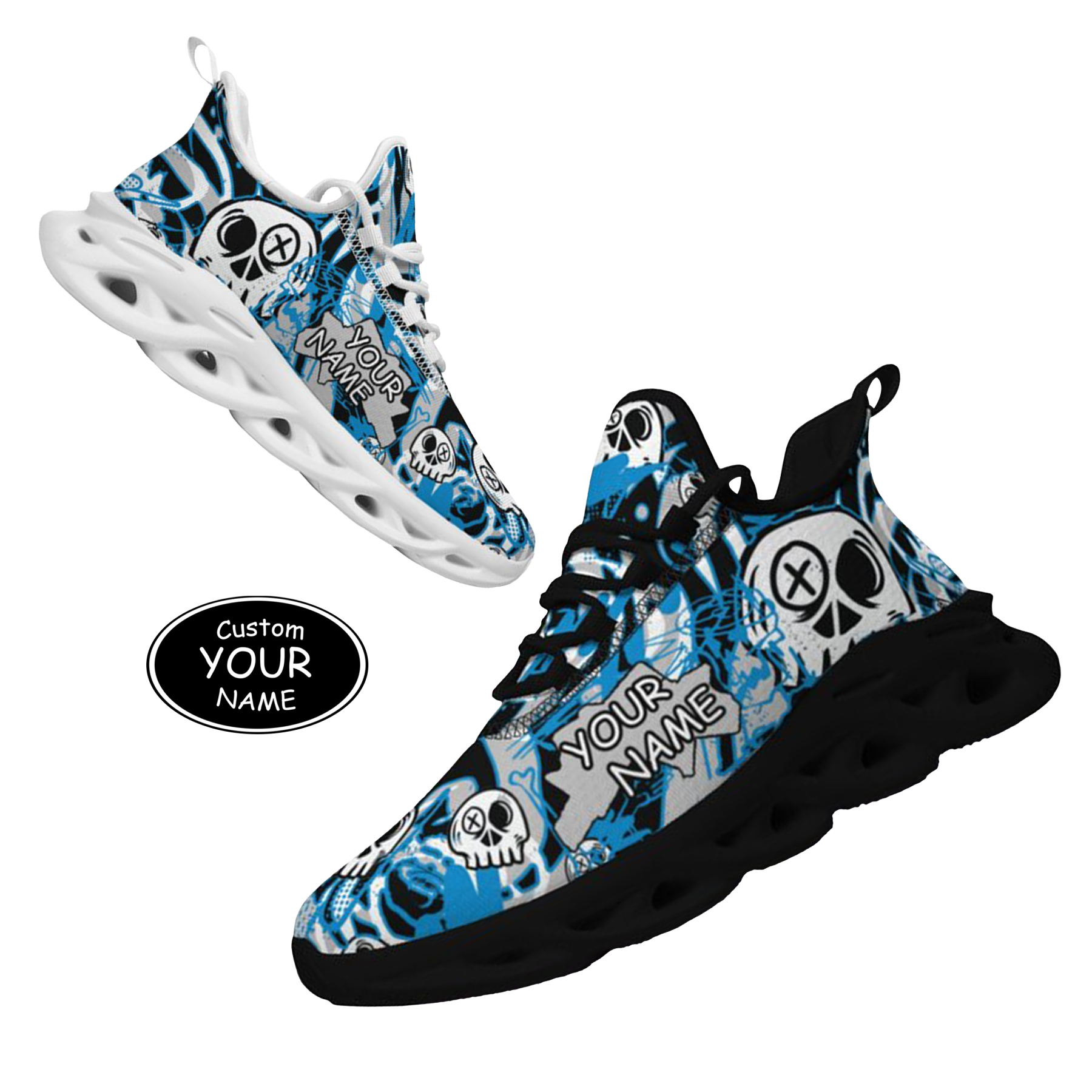 Max Sowl-25-cy-Carolina-5-7,Personalized Carolina Sneakers, Custom Breathable Walking Shoes, Patriotic Running Shoes
