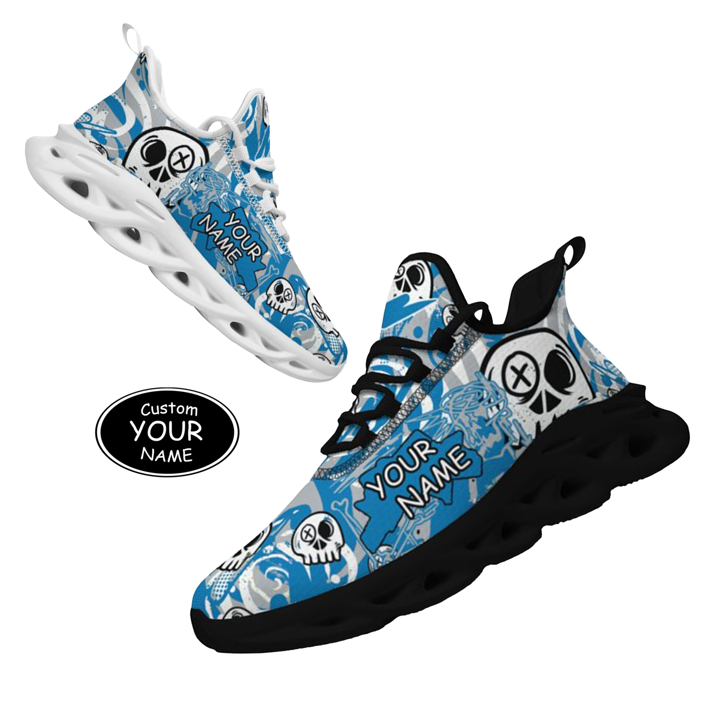 Max Sowl-25-cy-Detroit-11-7, Personalized Detroit Sneakers, Custom Breathable Walking Shoes, Patriotic Running Shoes