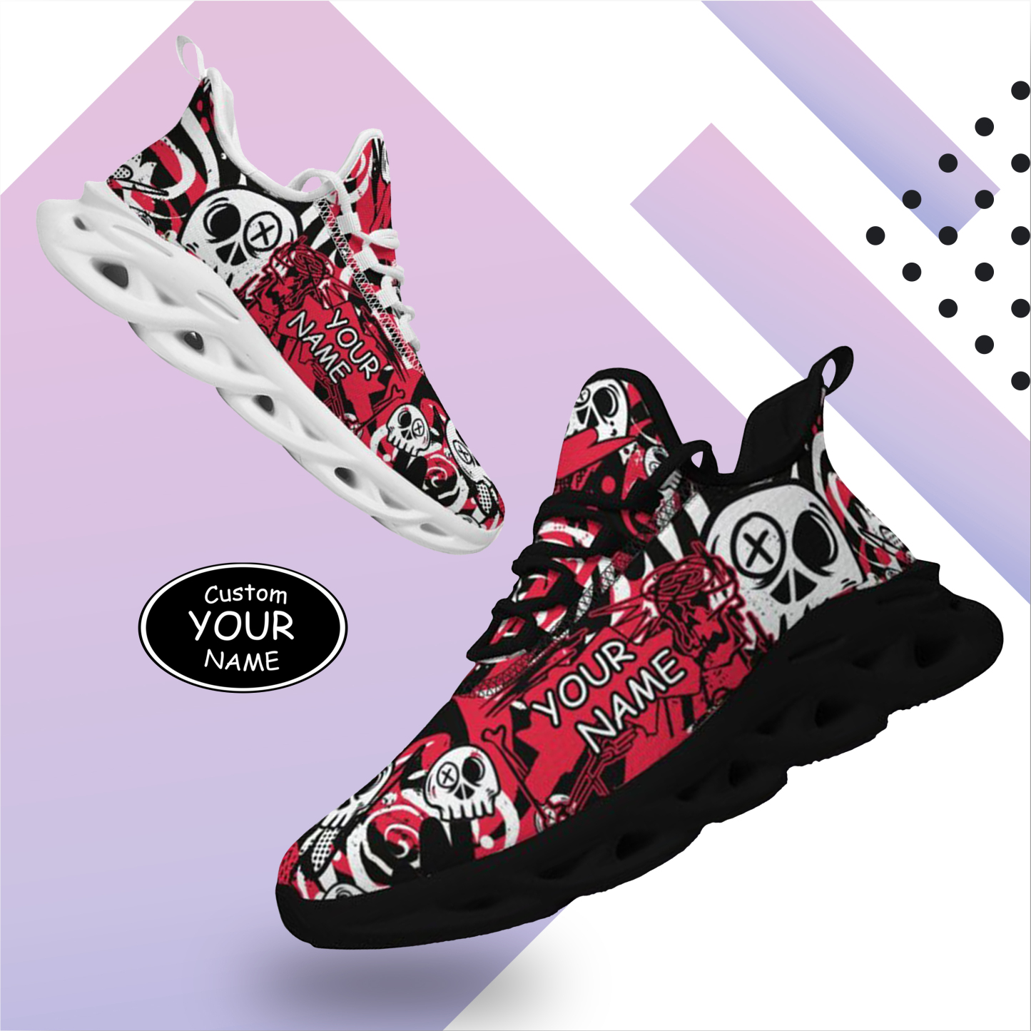 Kansas City, Personalized Sneakers, Custom Breathable Walking Shoes, Patriotic Running Shoes