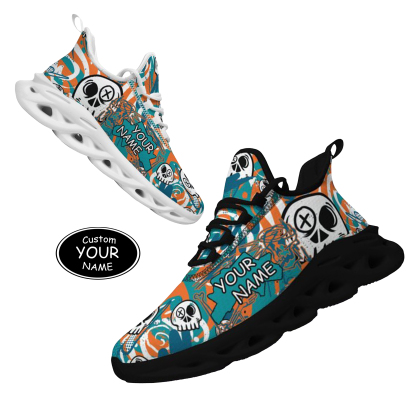 Max Sowl-25-cy-Miami-24-7, Personalized Miami Sneakers, Custom Breathable Walking Shoes, Patriotic Running Shoes