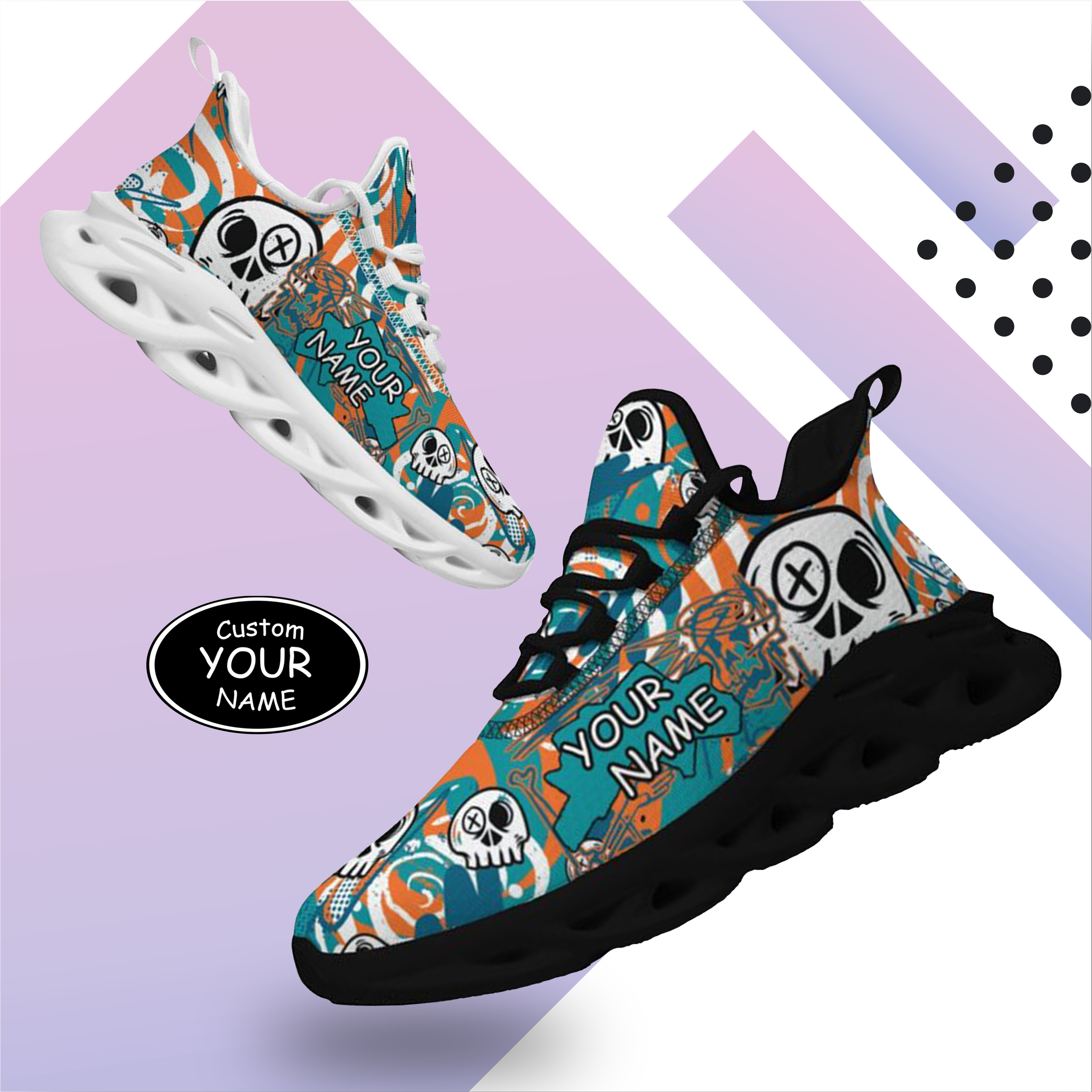Max Sowl-25-cy-Miami-24-7, Personalized Miami Sneakers, Custom Breathable Walking Shoes, Patriotic Running Shoes