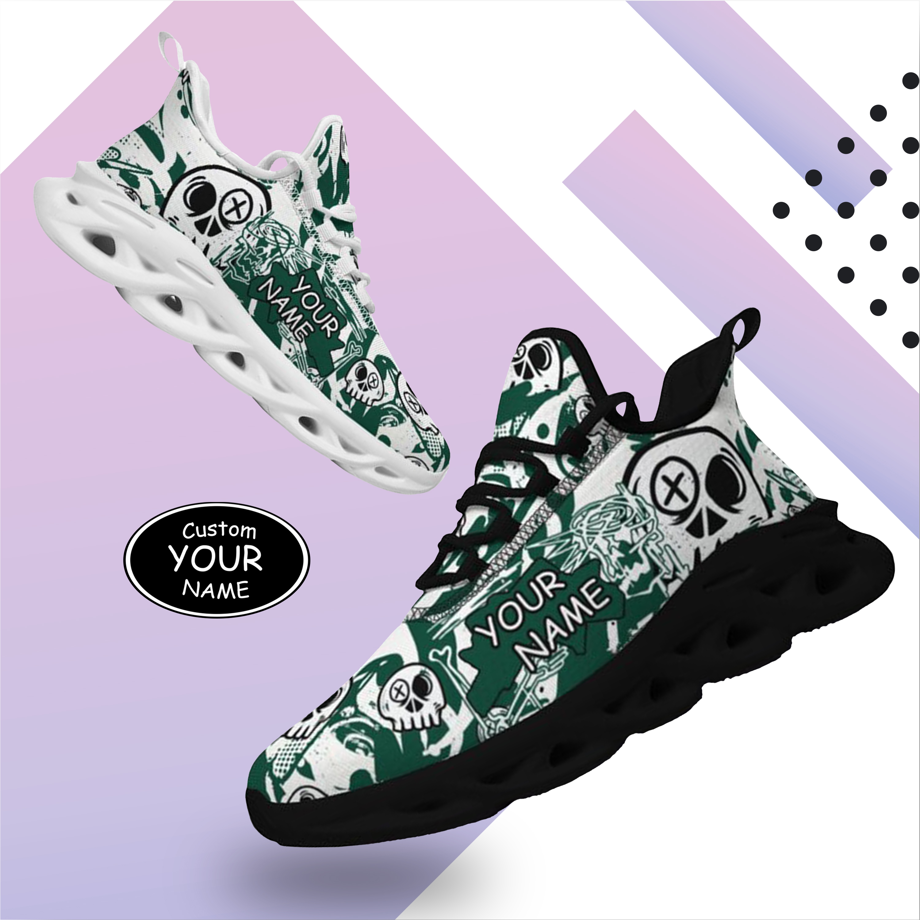 New York, Personalized Sneakers, Custom Breathable Walking Shoes, Patriotic Running Shoes