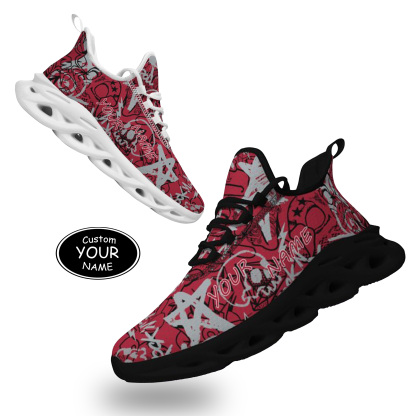 Max Sowl-25-yy-Atlanta-3-8, Personalized Atlanta Sneakers, Custom Breathable Walking Shoes, Patriotic Running Shoes