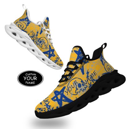 Max Sowl-25-yy-Pittsburgh-30-8, Personalized Pittsburgh Sneakers, Custom Breathable Walking Shoes, Patriotic Running Shoes