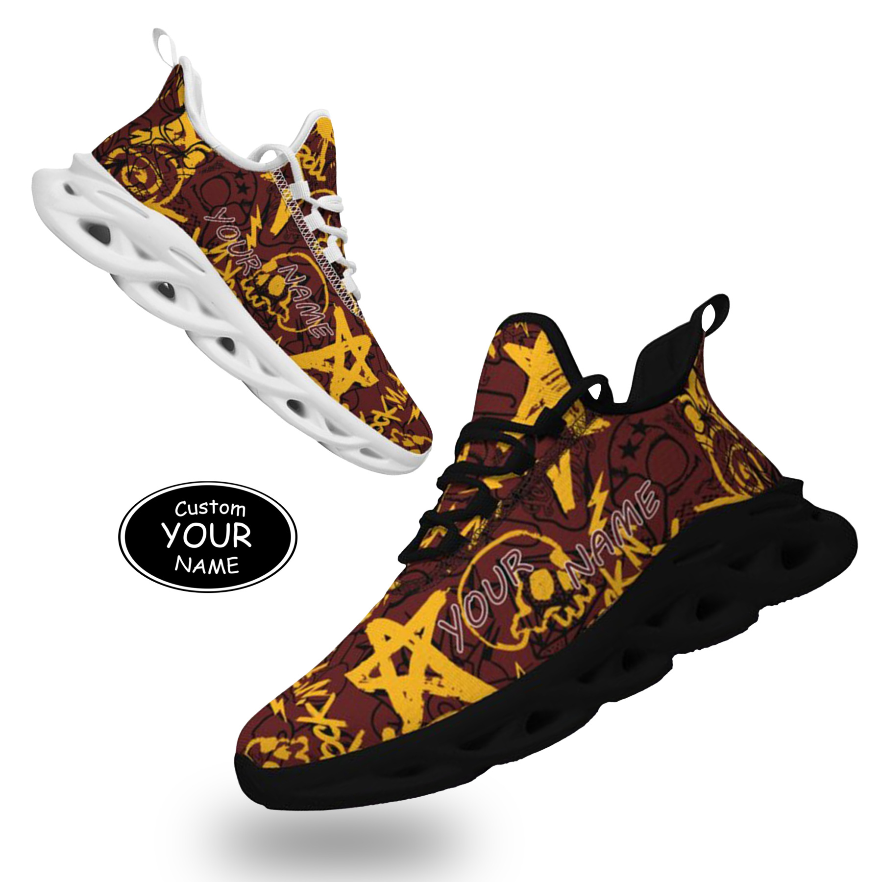 Max Sowl-25-yy-Washington-31-8, Personalized Washington Sneakers, Custom Breathable Walking Shoes, Patriotic Running Shoes