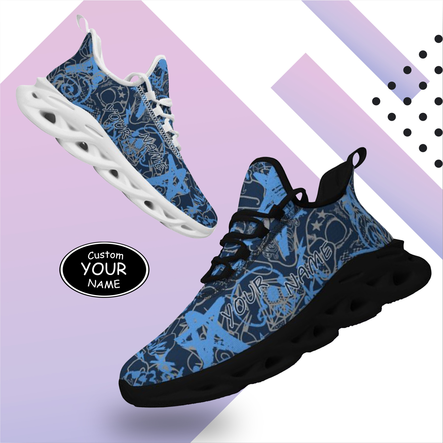 Tennessee, Personalized Sneakers, Custom Breathable Walking Shoes, Patriotic Running Shoes