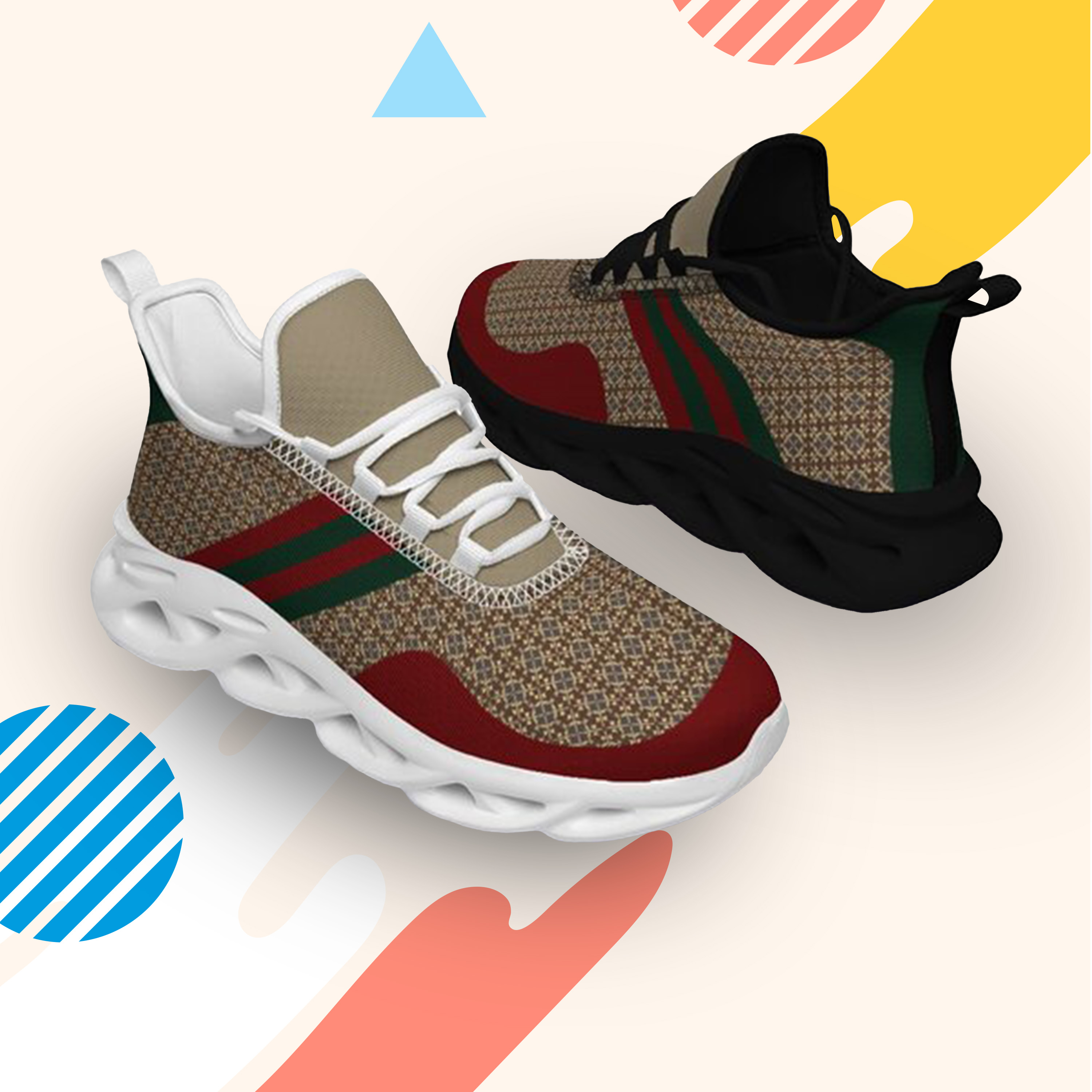 Max Sowl-25-yy-Quiet Luxe-1, Personalized Light Luxury Vintage Sneakers for Men Women, Soft-Sole Shoes, Breathable and Comfort Walking Shoes for Casual Dress, Gift for Birthday、Christmas