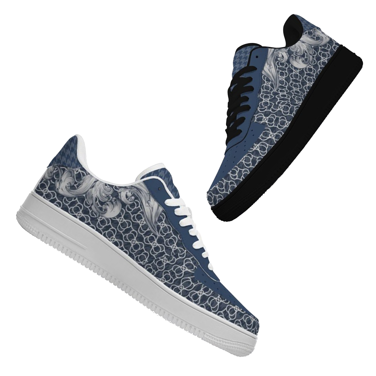Air Force 1-25-cy-Quiet Luxe-4, Personalized Light Luxury Vintage Sneakers, Breathable Running Shoes, Printed Luxury-inspired Design, Anti-Slip Athletic Shoes, Lightweight Walking Sneakers